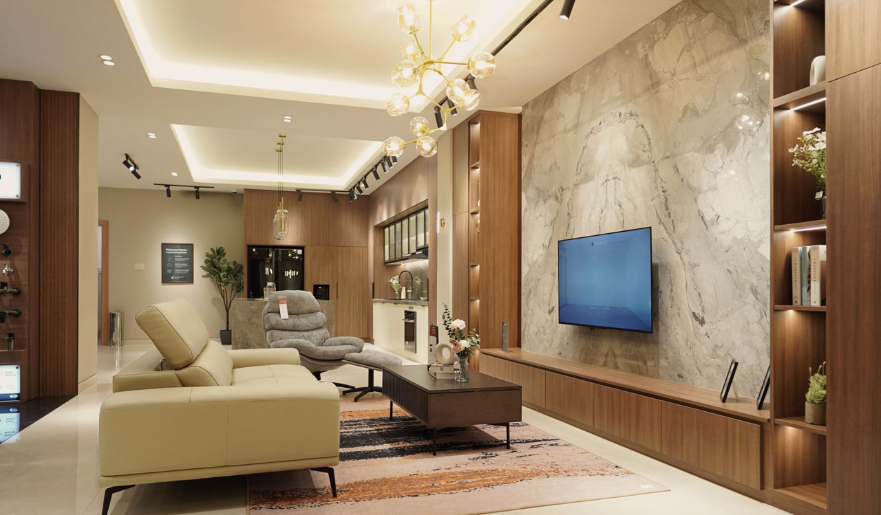Melalui concept store ini pula Dekoruma membawakan premium custom interior yang menekankan pada crafting modern elegance. AyoFoto/Dekoruma