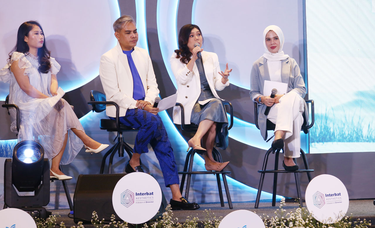 Interbat Aesthetic mengenalkan rangkaian produk pertamanya di bawah brand Xtracare sebagai Ionic Skincare System pertama di dunia. AyoFoto/Alim