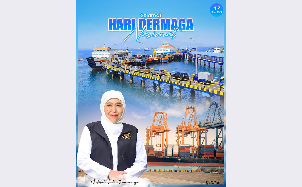 Khofifah Indar Parawansa mengatakan bahwa dermaga memiliki arti penting bagi pusat perekonomian bangsa dan dunia. AyoFoto/Khofifah