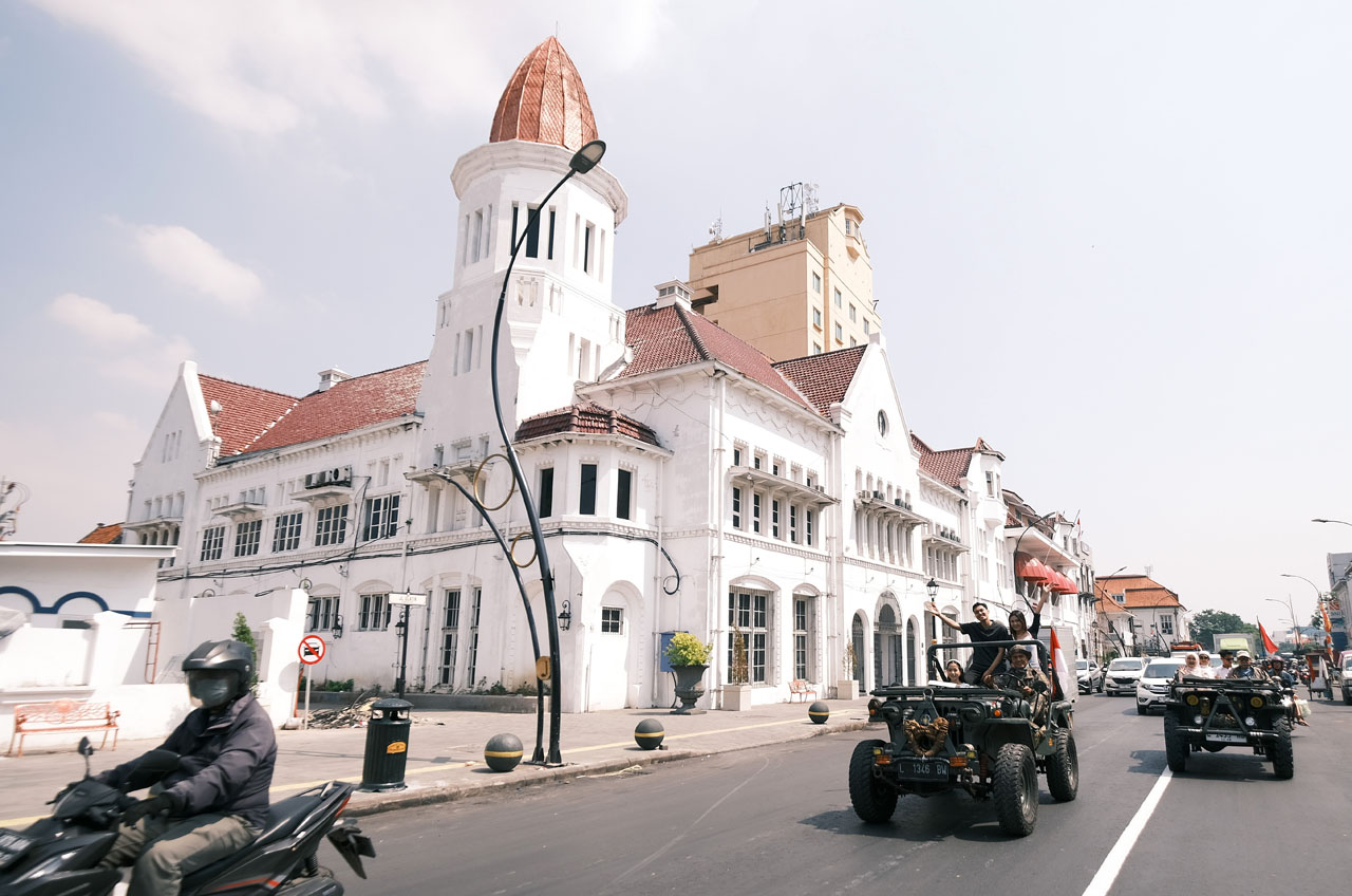 Bangunan-bangunan bernuansa Eropa berdiri kokoh di kota lama Surabaya. AyoFoto/Kominfo Jatim