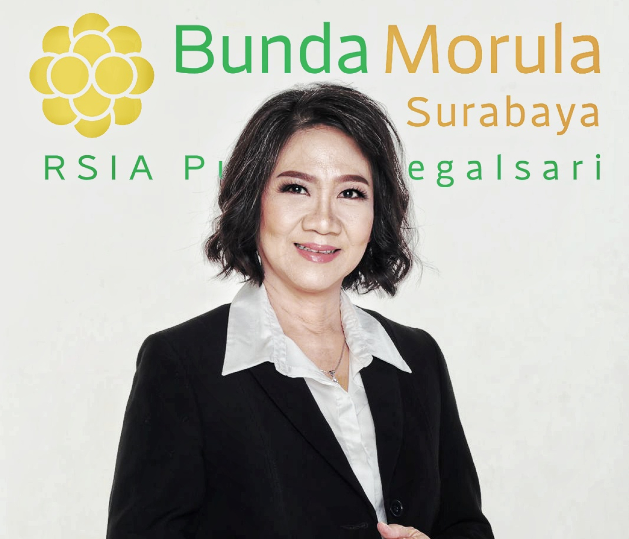 Direktur Rumah sakit Rsia Bunda Morula Surabaya, dr. Irawati Marga, MARS, QIA, CMA. Foto/Rumah sakit Rsia Bunda Morula Surabaya