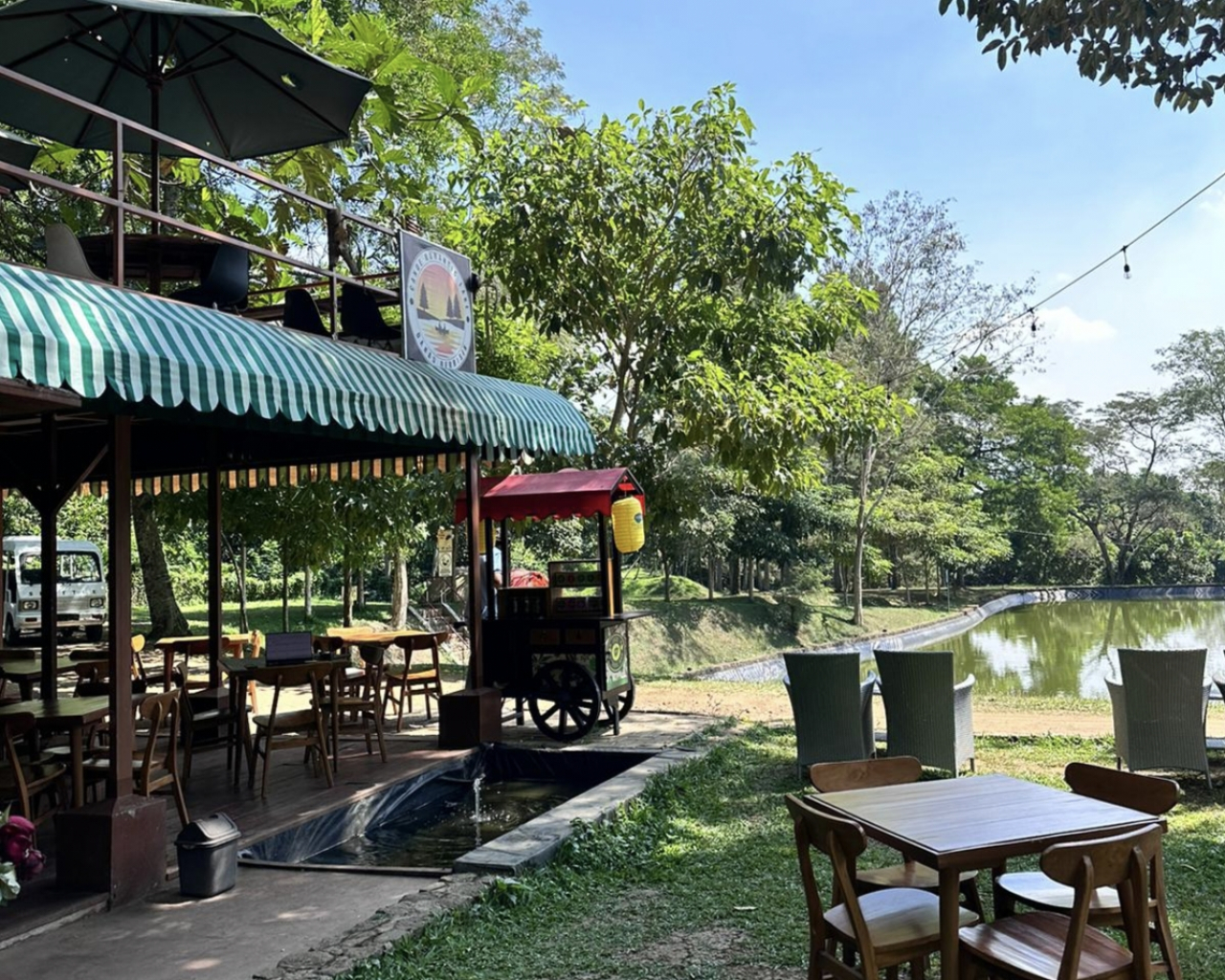 Kafe Danau Berbisik, Hidden Gem di Area Ubaya Training Center Trawas Mojokerto