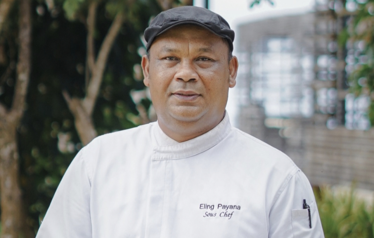 Chef Eling, pemimpin tim kuliner di Alila Villas Uluwatu, Bali. Foto/Alila Solo