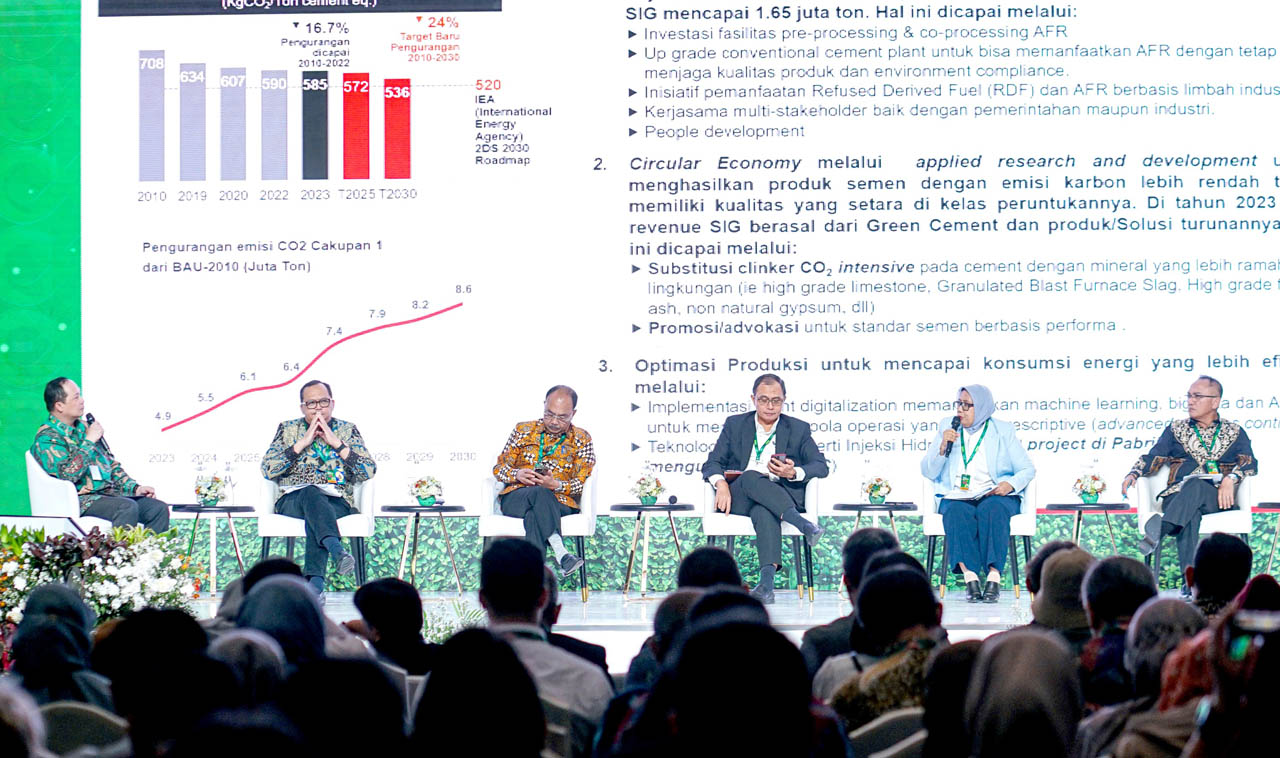SIG Tawarkan Solusi Bahan Bangunan Rendah Karbon