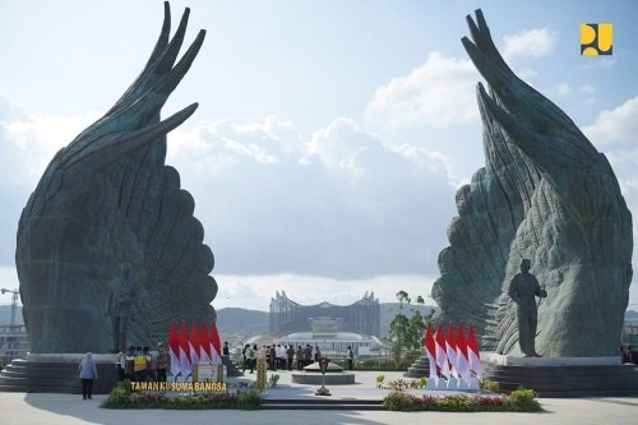 Taman Kusuma Bangsa di IKN Nusantara. Foto/PUPR