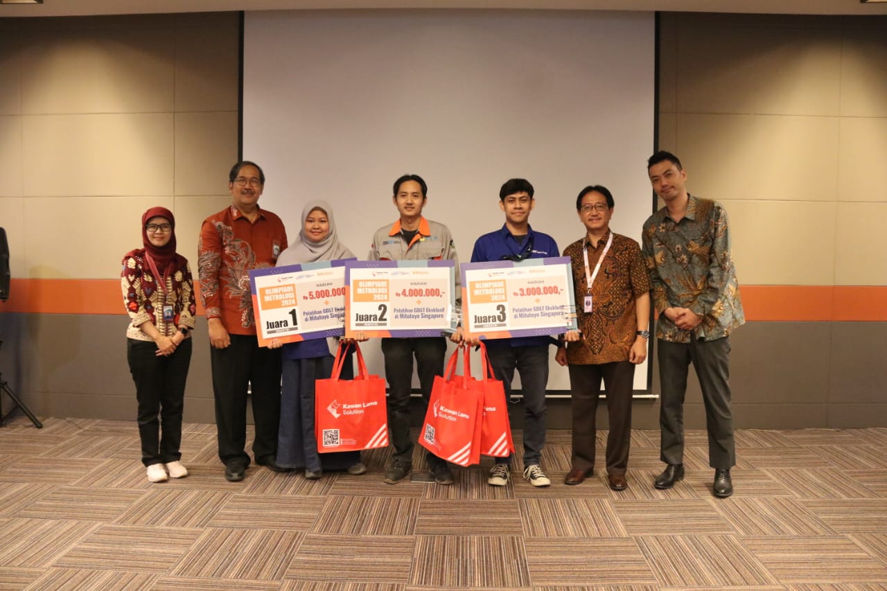 Pemenang Olimpiade Metrologi 2024 Kategori Industri. Foto/BSN