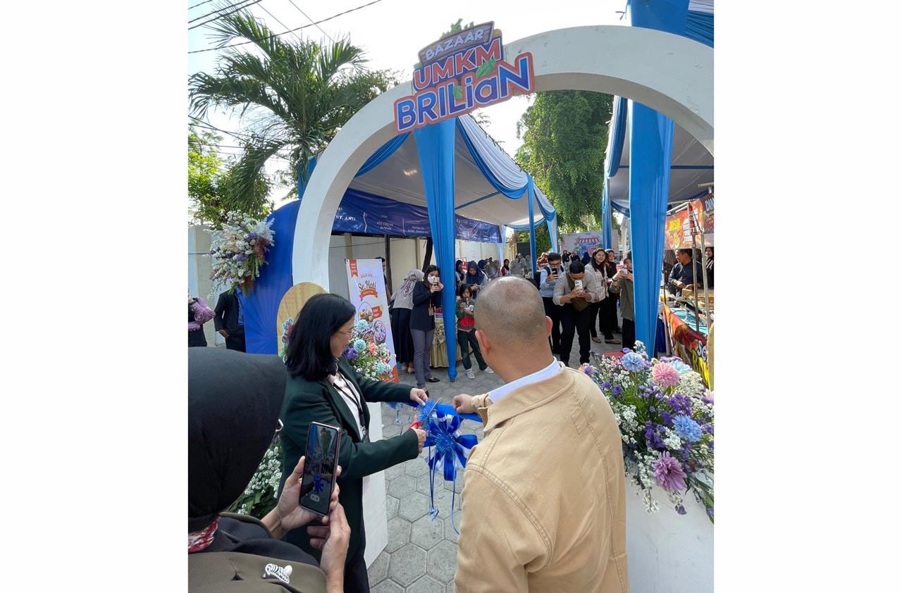 Event Bazaar UMKM BRILian yang digelar pada Senin, 9 September 2024.Foto/AyoJatim