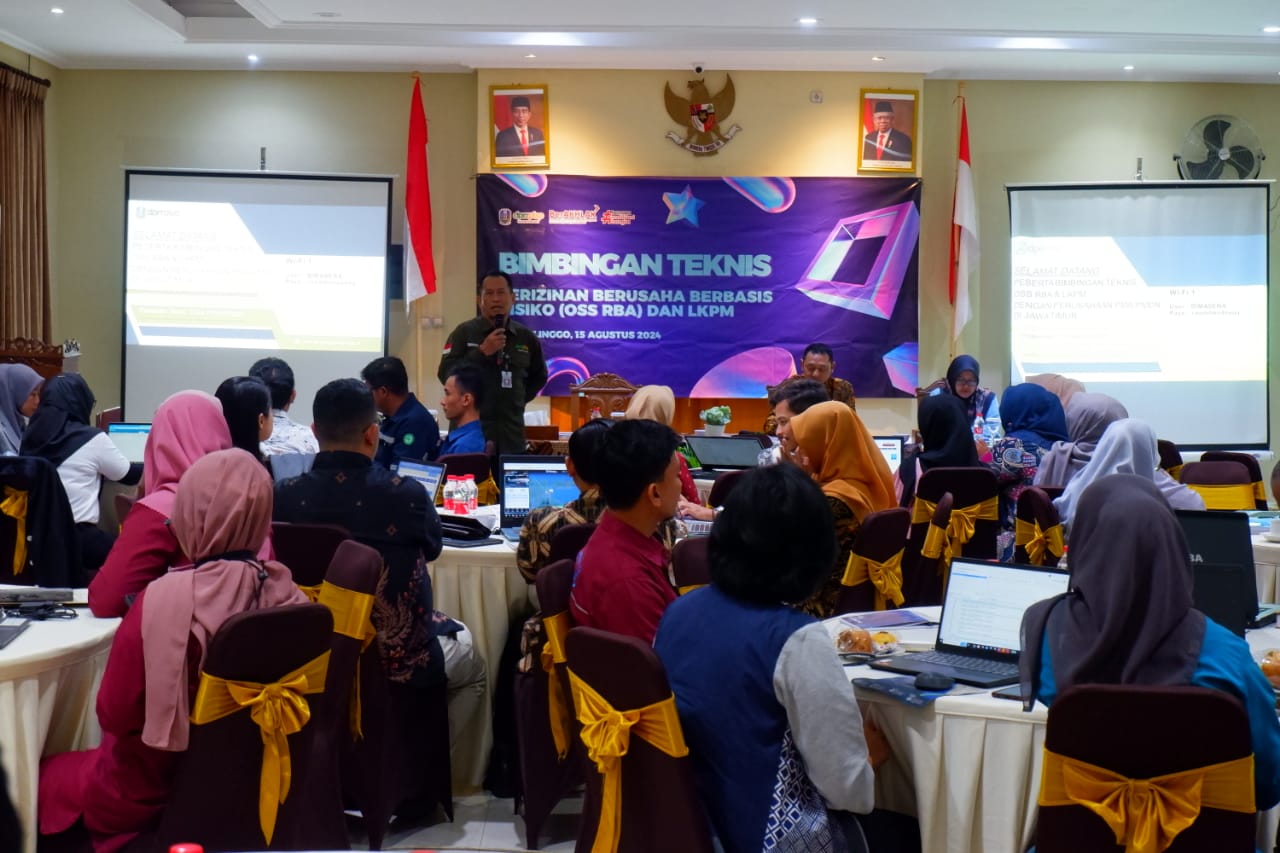 Kejar Target Realisasi Investasi, DPMPTSP Provinsi Jawa Timur Masif  Gelar Bimtek OSS Dan LKPM