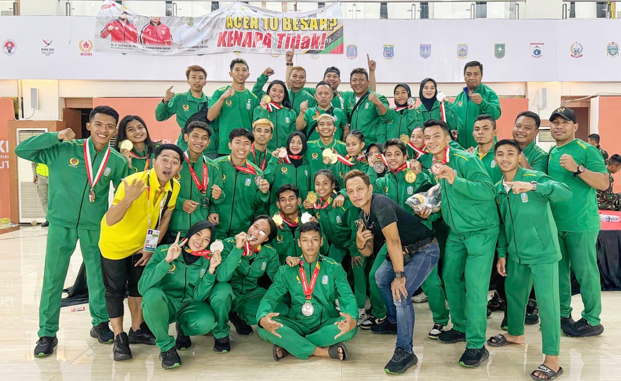 Pelatih Muay Thai Marinir TNI AL Antar Kontingen Jawa Timur Raih Medali PON XXI Aceh-Sumut 2024