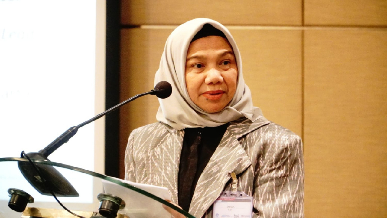 Deputi Bidang Penerapan Standar dan Penilaian Kesesuaian BSN, Zakiyah. Foto/BSN