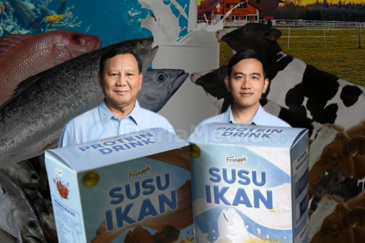 Pemerintah sedang mengkaji alternatif penggunaan susu ikan sebagai pengganti susu sap. Foto/RariaMedia