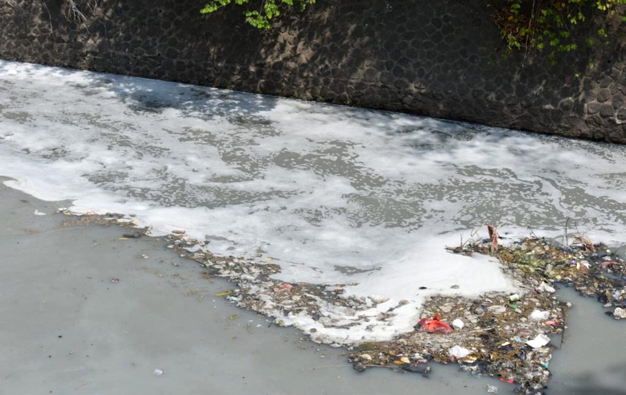 Kasus pencemaran Sungai Wangi ini sudah berlangsung sejak tahun 2021. Foto/Wartabromo