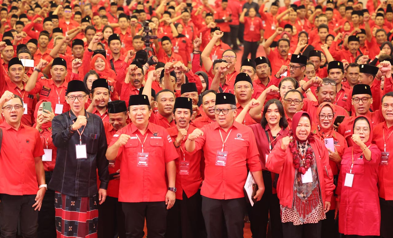 Safari Politik dan Konsolidasi Pemilu 2024 di Kabupaten Jember, Selasa (5/10/2024). Foto/PDIP