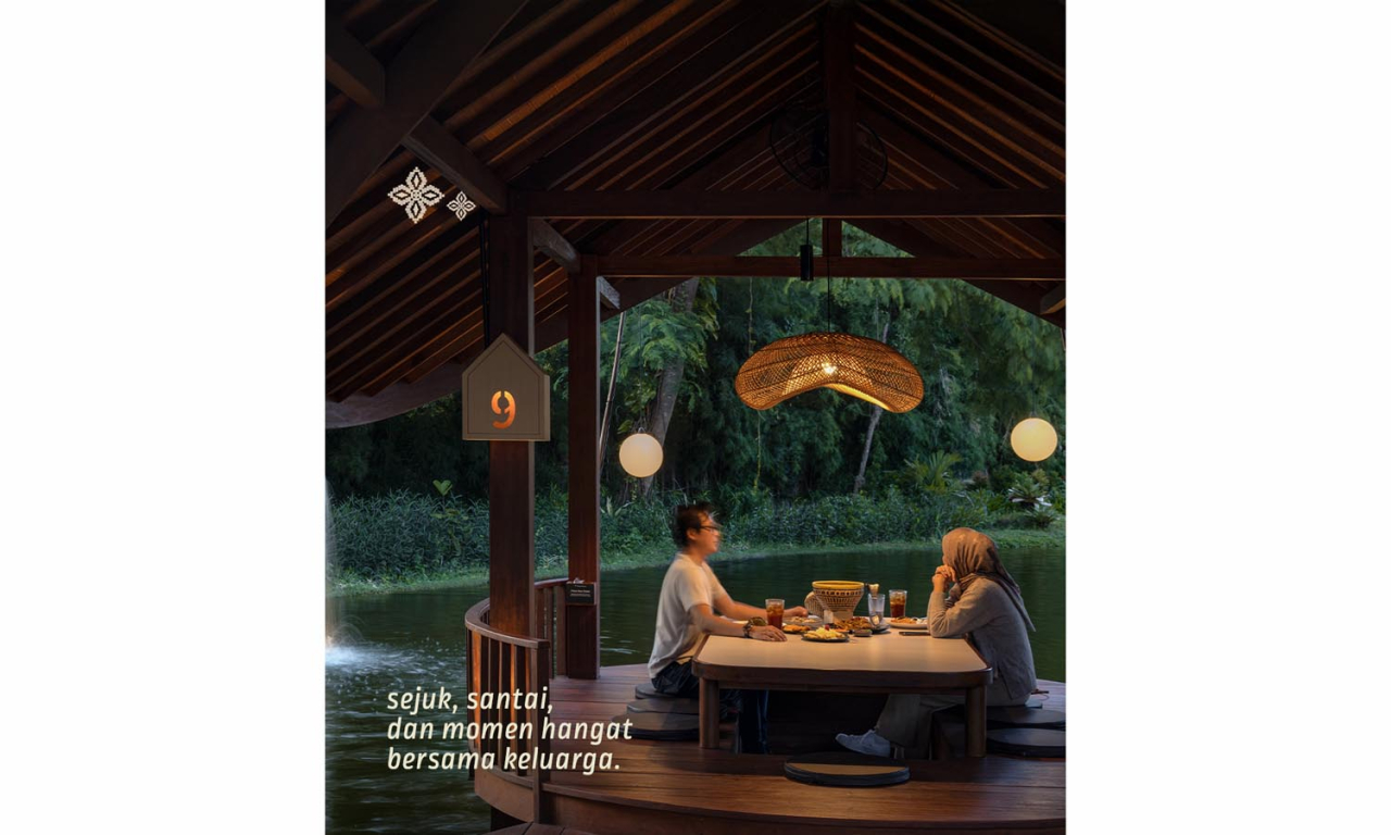Konsep baru ini menghadirkan pengalaman bersantap yang menenangkan dan memuaskan, diiringi suasana alam yang menenangkan. Foto/Marcom
