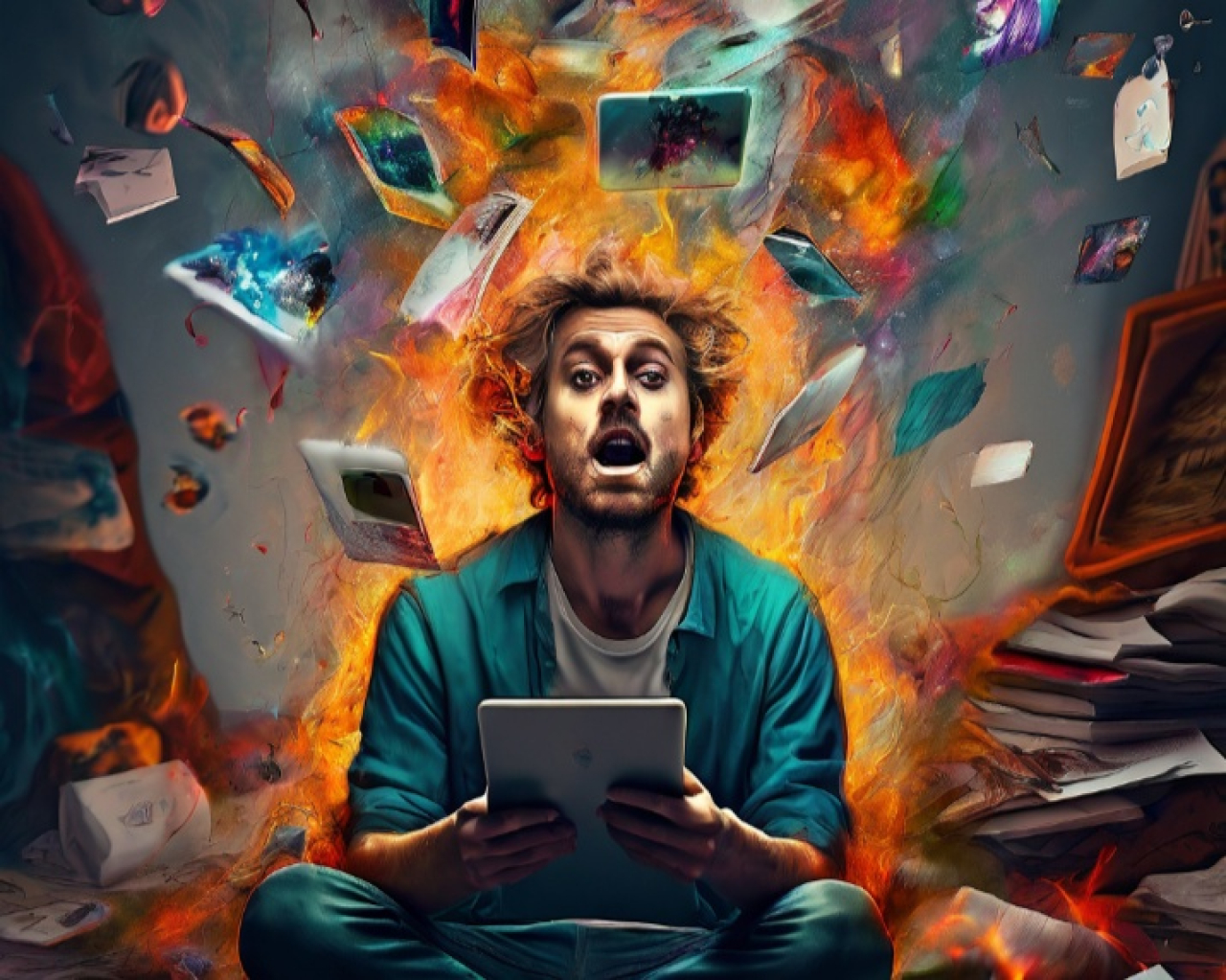 Pengguna Social Media. Foto/ilustrasi AI