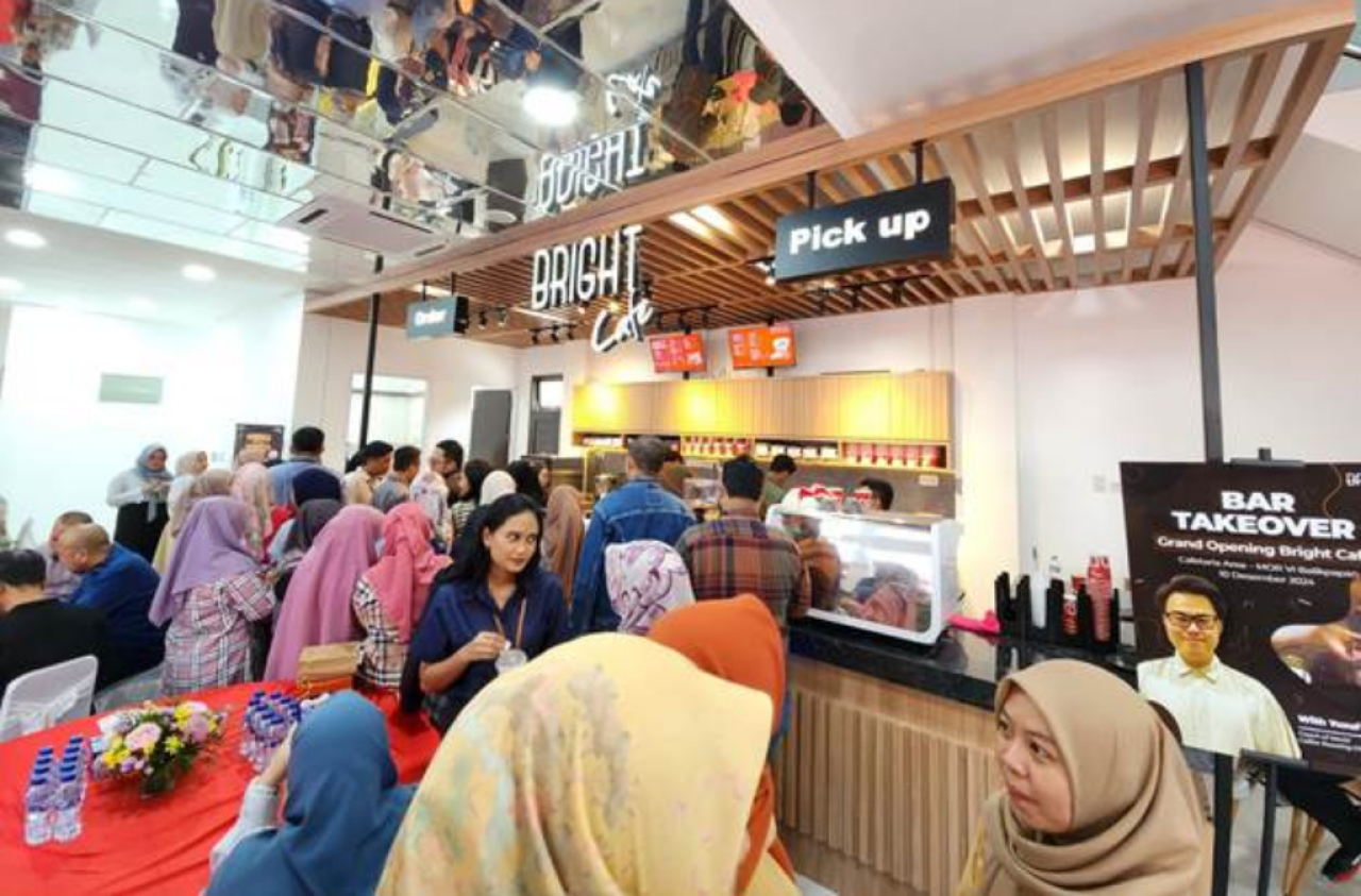 Bright Cafe baru di area Cafetaria & Fitness Centre Kantor PT Pertamina Patra Niaga Regional Balikpapan. Foto/Pertamina