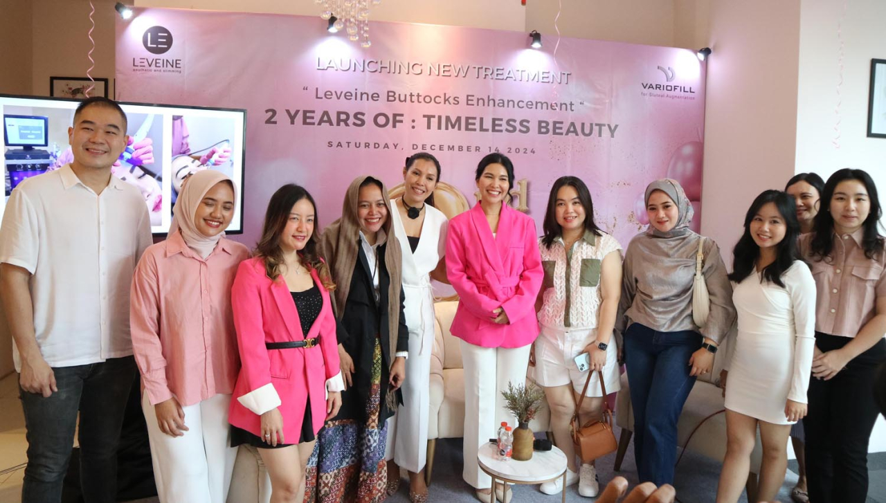 Peluncuran perawatan body filler terbaru, Variofill Augmentasi Gluteal di LEVEINE Aesthetic Clinic and Slimming di Surabaya. Foto/AyoJatim