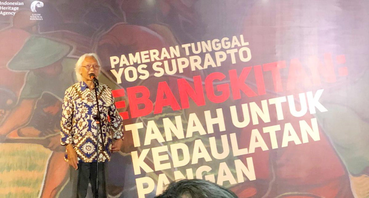 Pameran tunggal Yos Suprapto di Galeri Nasional dibatalkan secara mendadak! Kontroversi antara seniman dan kurator menggegerkan dunia seni rupa Indonesia. Foto/Yos Suprapto