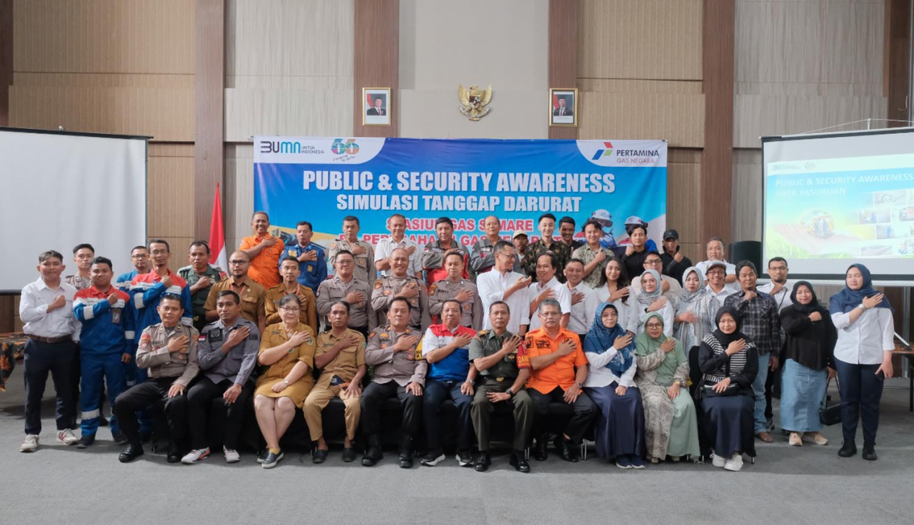 Kegiatan Safety & Security Awarness dihadiri oleh berbagai elemen masyarakat. Foto/PGN