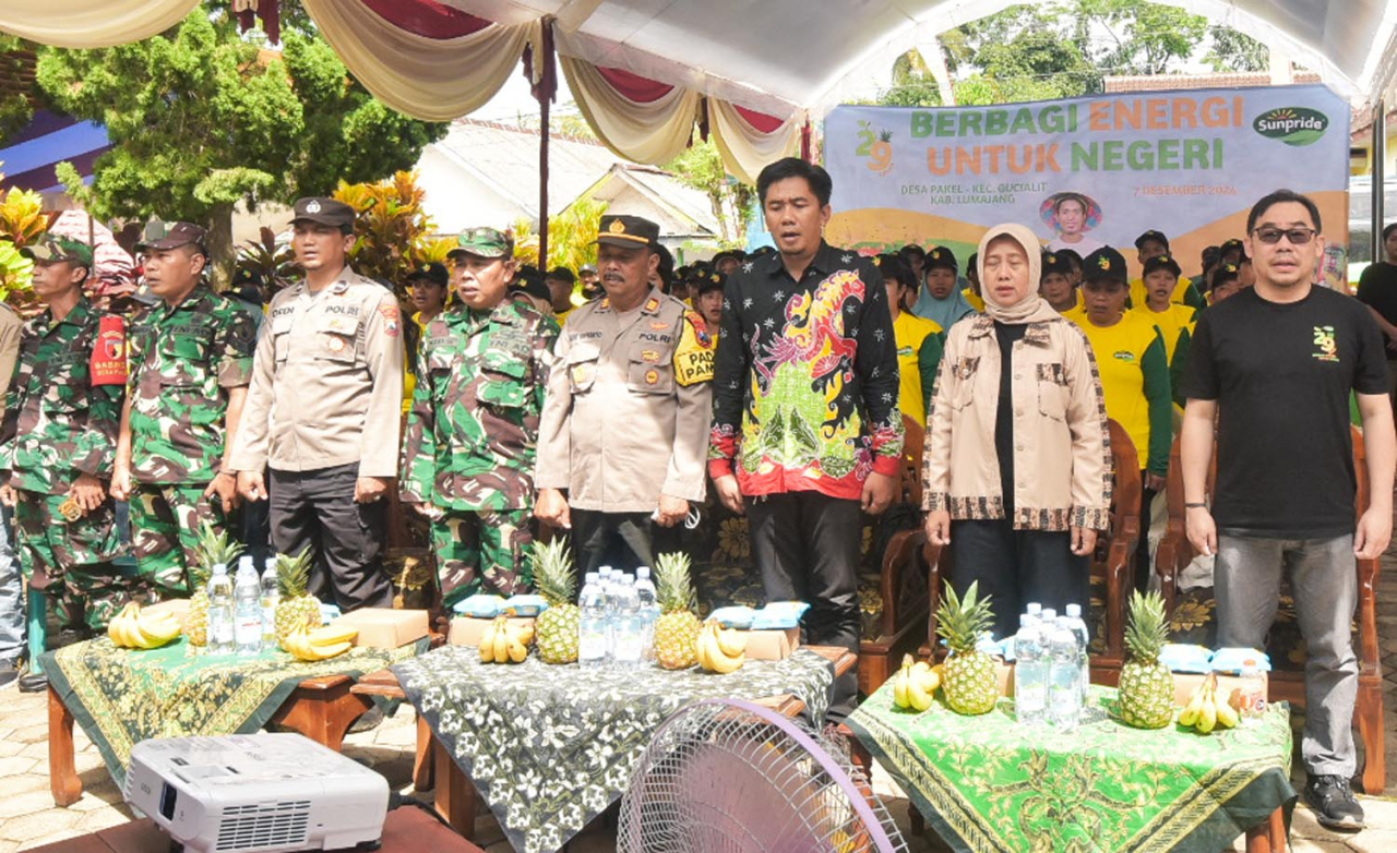 Peringatan ulang tahun kali ini di gelar di Kabupaten Lumajang Jawa Timur tepatnya di Desa Pakel Kecamatan Gucialit.  Foto/AyoJatim
