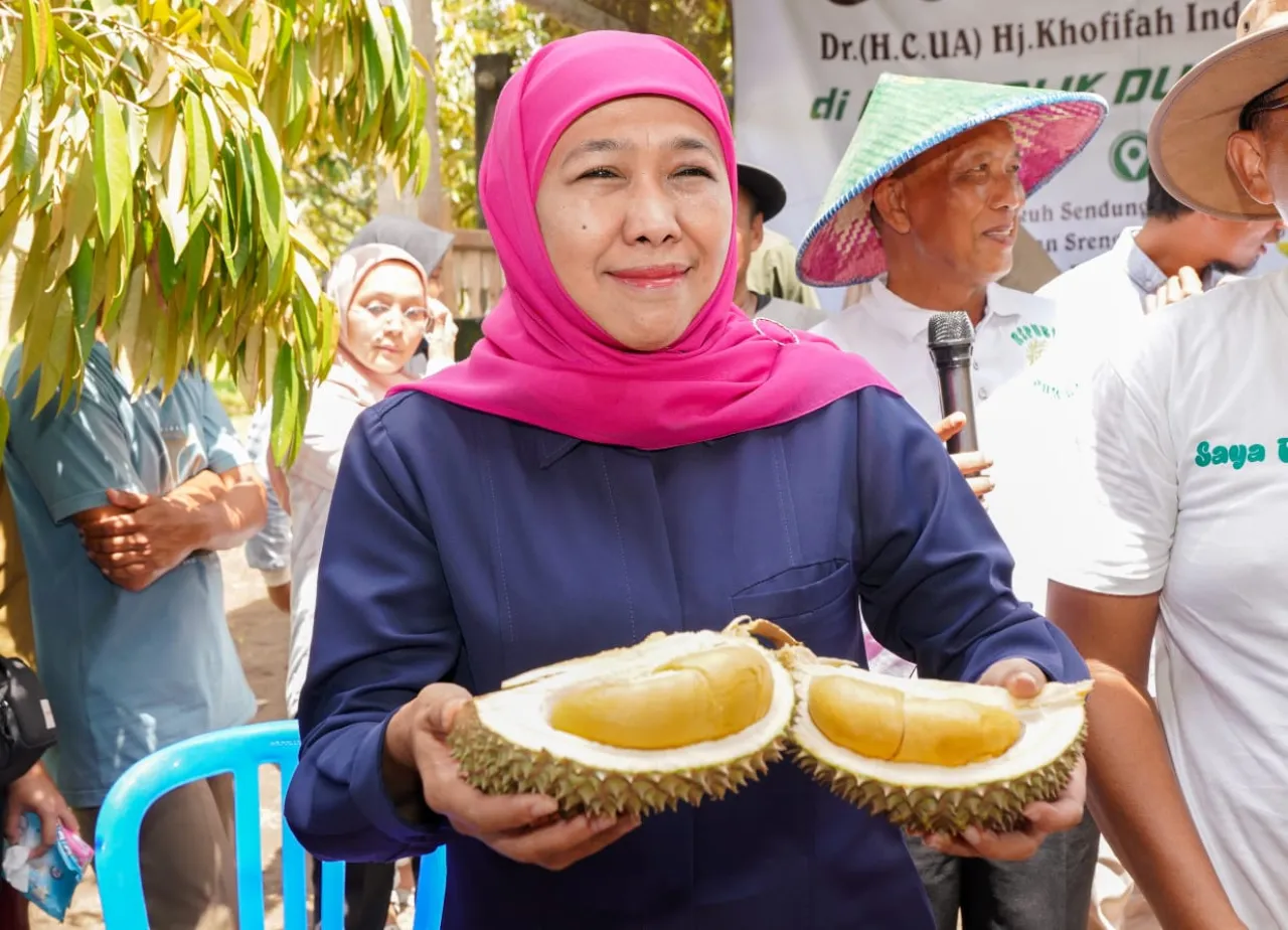 Khofifah Siapkan Srategi Besar Menjadikan Durian Komoditas Unggulan Ekspor
