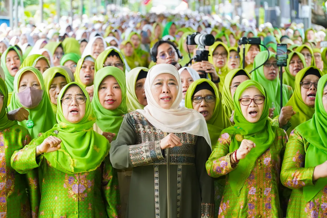 Kongres Muslimat NU XVIII Digelar Bulan Februari di Surabaya, Khofifah: Insya Allah Dihadiri Presiden Prabowo