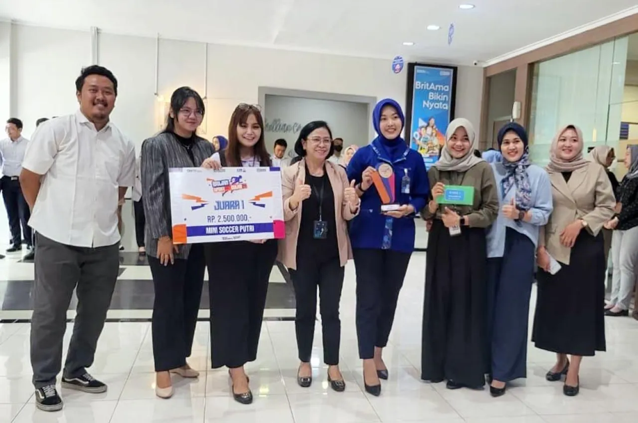 Keren! BRI BO Surabaya Jemursari dan Kertajaya Juara Mini Soccer HUT ke-129