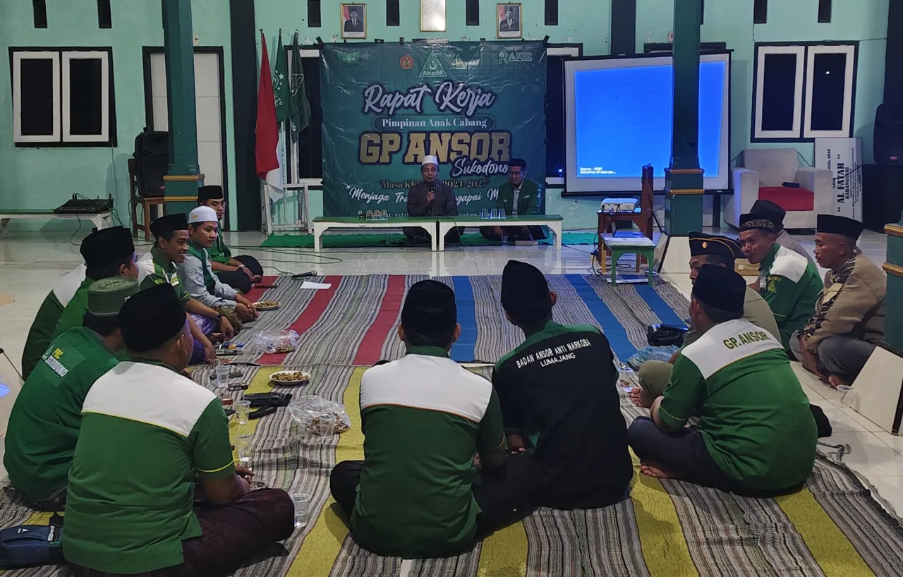 Optimalkan Program Kerja, GP Ansor Sukodono Gelar Raker