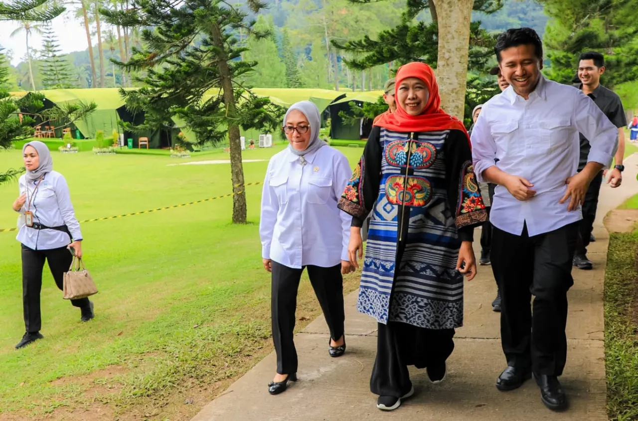 Rampung Ikuti Retreat, Gubernur Khofifah Komitmen Implementasikan Sinergi Nawa Bhakti dan Asta Cita