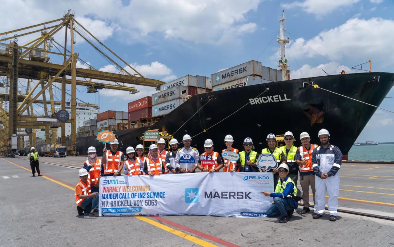 TPS Sambut Layanan Baru Maersk di Awal 2025