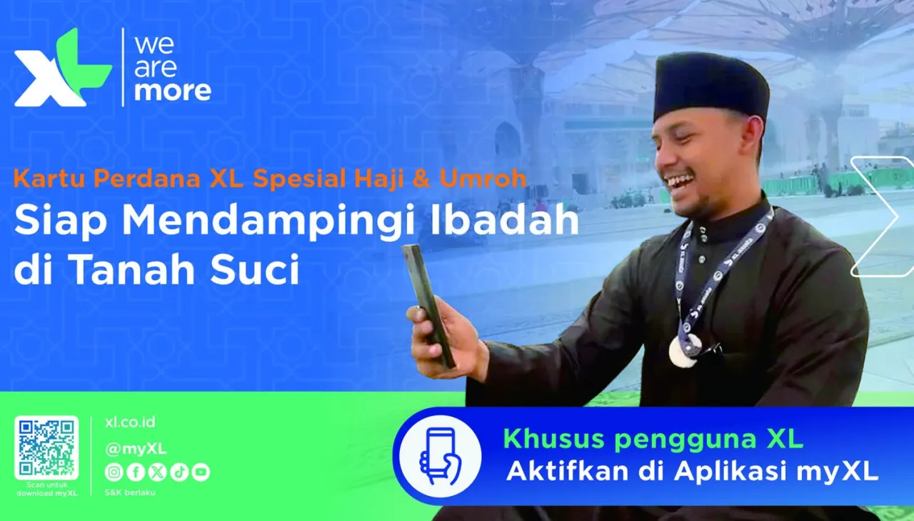 Paket Umroh Plus XL Axiata Bikin Selalu Dekat dengan Keluarga