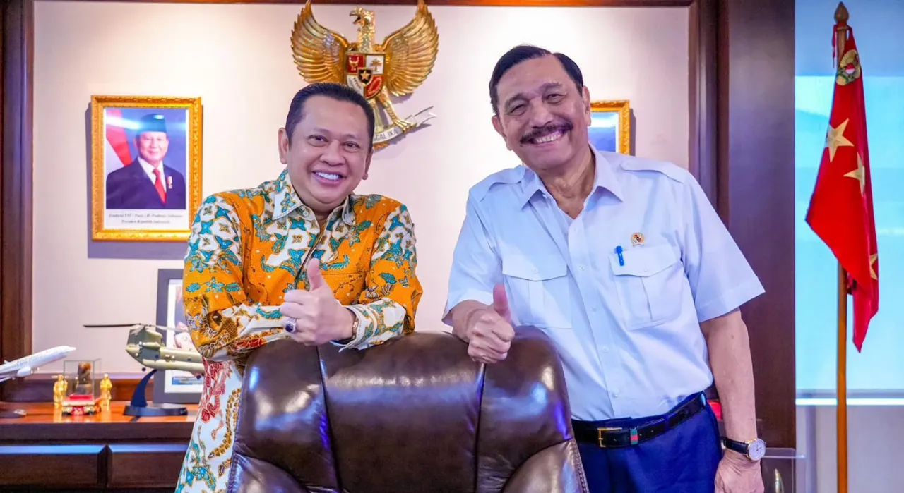 Bamsoet Ketemu Luhut, Bahas Apa Ya? 