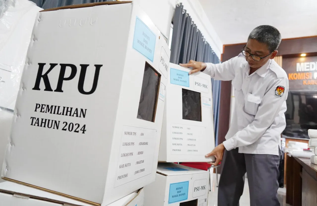 KPU Magetan Siap Gelar Pemungutan Suara Ulang
