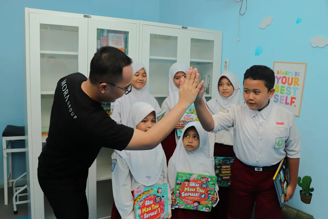 Melalui Sudut Baca dan 234 Buku, Upaya MORAZEN Surabaya Tumbuhkan Literasi Sejak Usia Dini