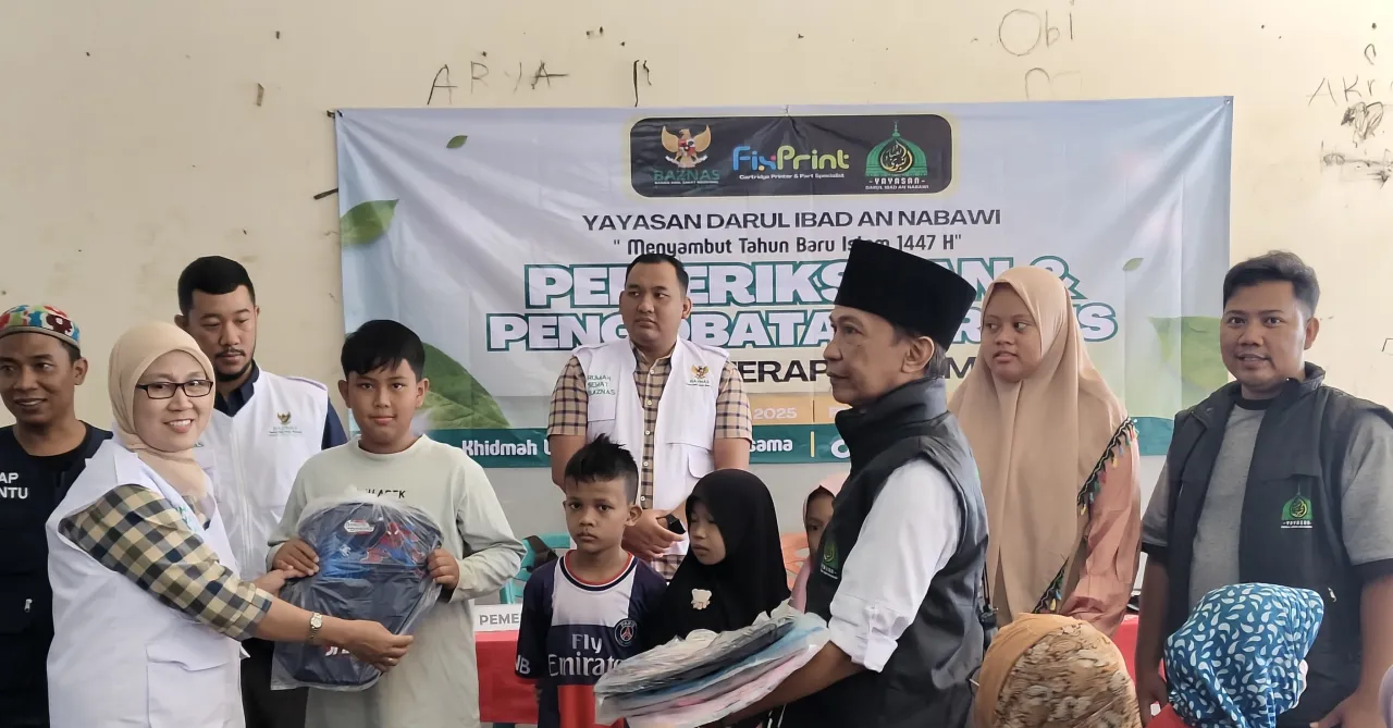 Yayasan Darul Ibad An Nabawi Bersinergi dengan Rumah Sehat Baznas Sidoarjo Gelar Pengobatan Gratis di Rusunawa Sombo