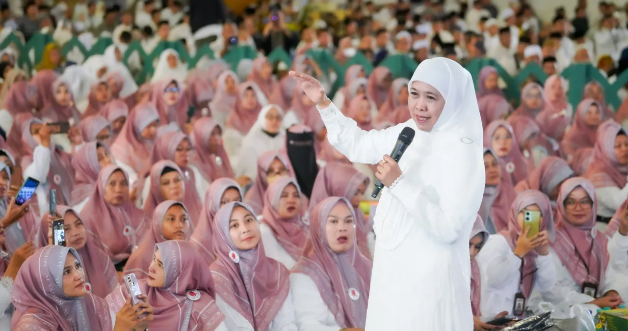 Sambut Tahun Baru 1447 H, Gubernur Khofifah Ajak Masyarakat Jadi Pribadi Lebih Baik