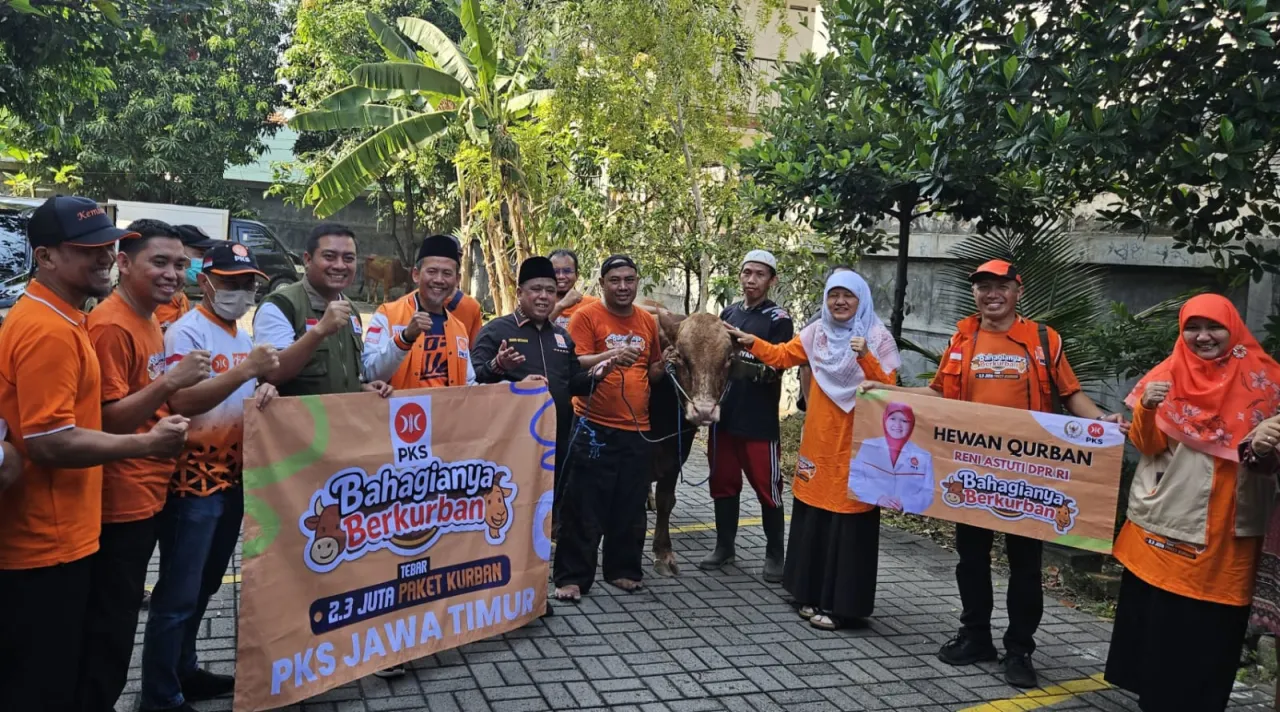 Kegiatan Bahagia Berkurban PKS Berhasil Menyalurkan 175.250 Paket Daging Kurban kepada Masyarakat di Seluruh Jatim