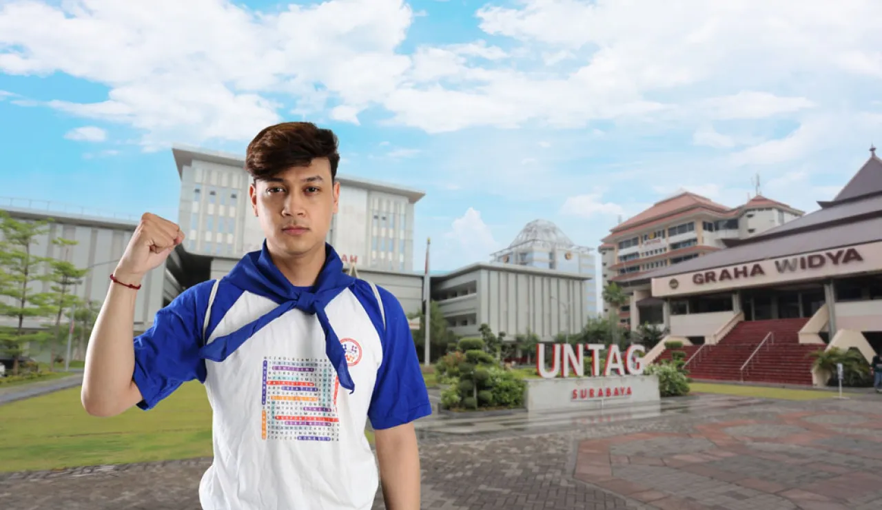 Untag Surabaya Sambut Mahasiswa Baru dengan Semangat Patriotisme dan Musik Juicy Luicy
