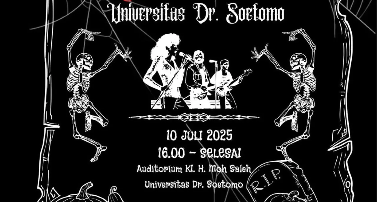 UKM Musik Unitomo Rayakan Dies Natalis ke-12 dengan Tema "Spooky Theme"