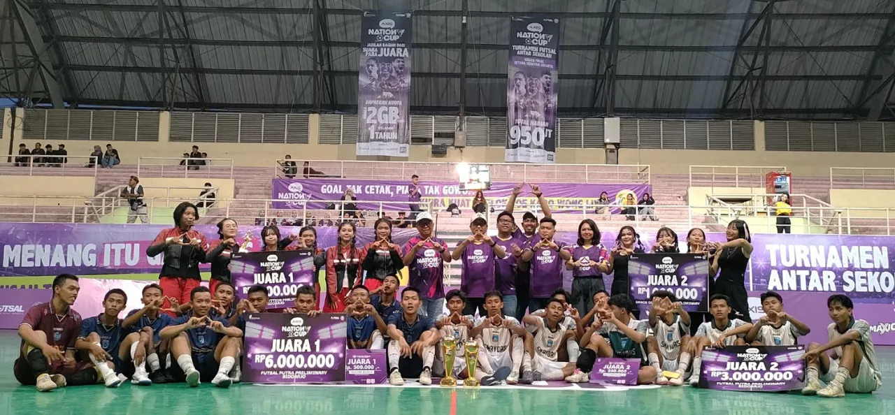 SMKN 3 Buduran Sabet Gelar Juara AXIS Nation Cup 2025 Seri Sidoarjo