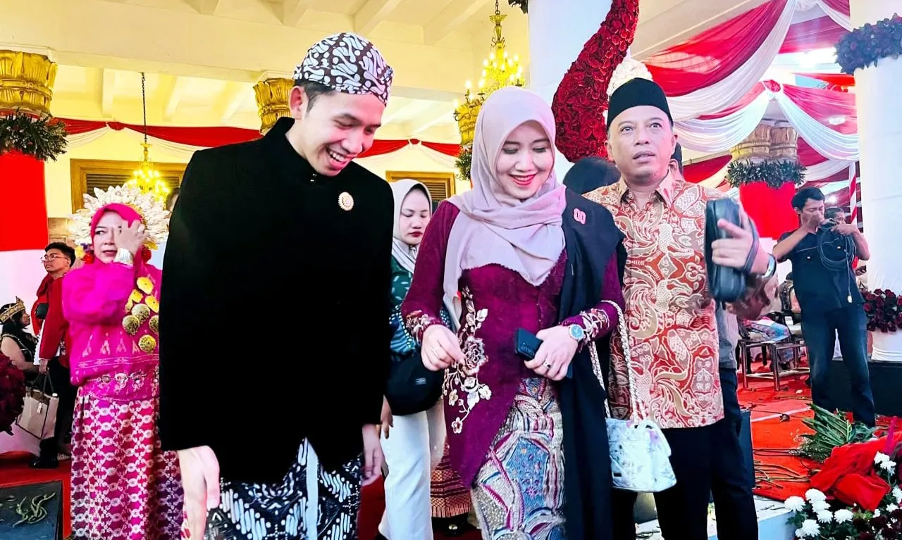 Momen Keakraban Ning Lia dan Jalaluddin Mannagalli di Grahadi, Hangat dan Penuh Persaudaraan