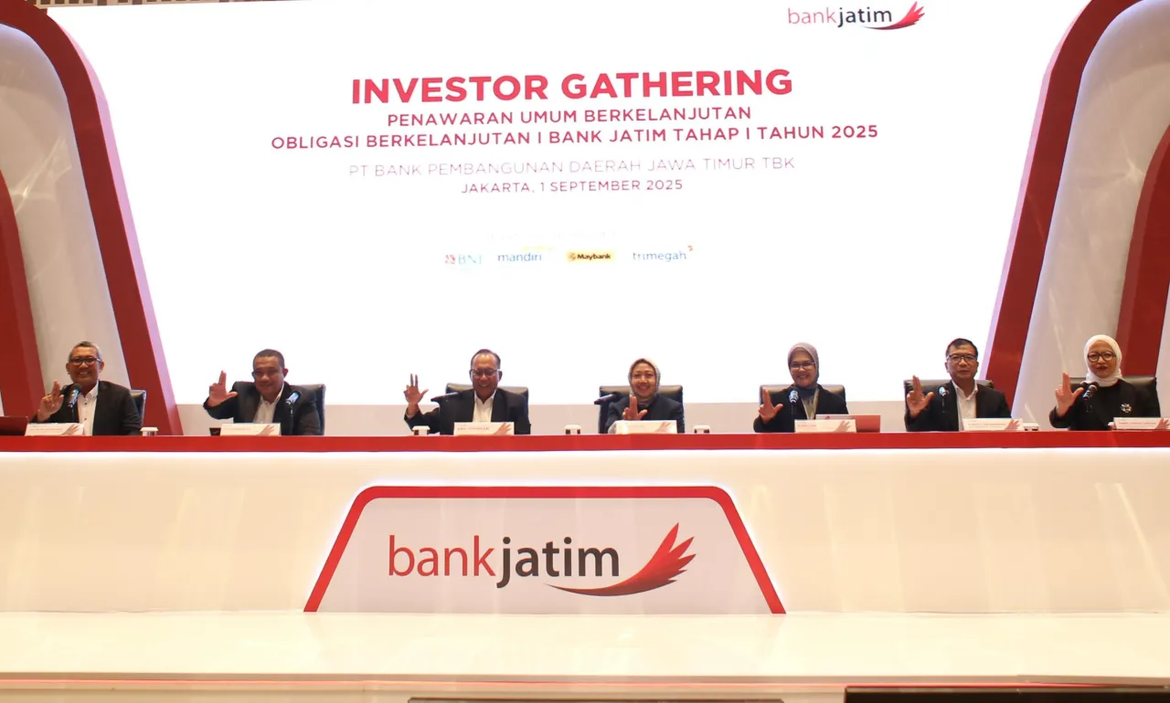 Bank Jatim Terbitkan Obligasi Berkelanjutan I Tahap I Tahun 2025 Senilai Maksimal Rp 2 Triliun
