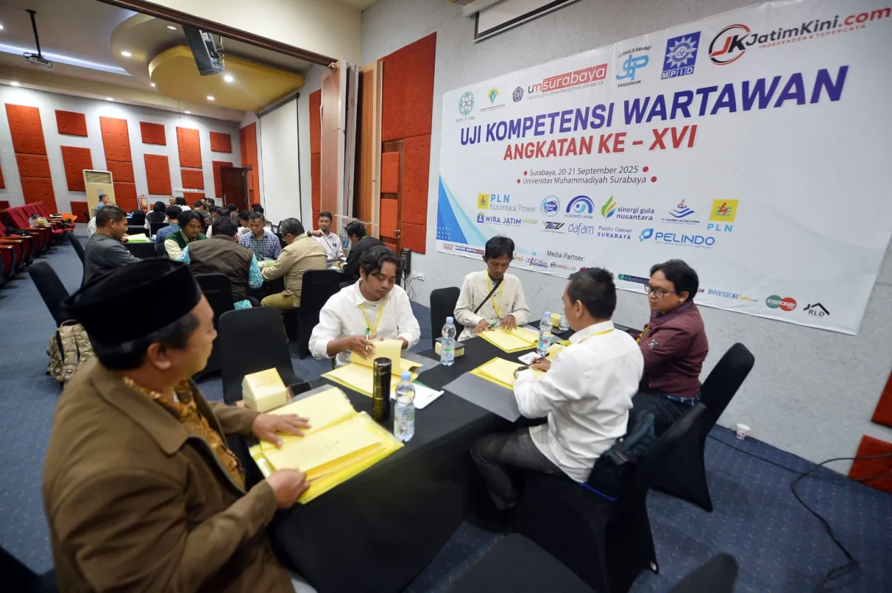 Uji Kompetensi Wartawan Angkatan XVI Digelar di UMSurabaya, 26 Wartawan Surabaya Ikuti Tiga Jenjang Ujian