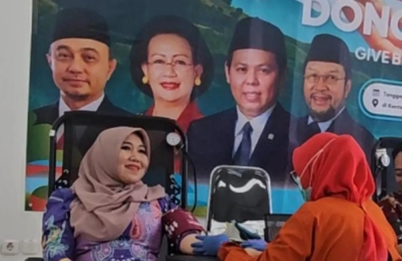Senator Lia Istifhama Apresiasi Pimpinan dan Sekjen DPD Gelar Donor Darah Serentak