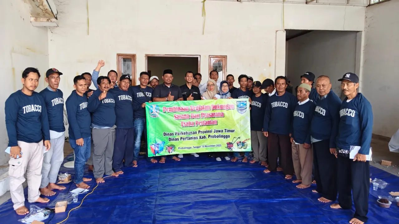 Pembinaan Petani Tembakau di Probolinggo, Disbun Jatim Tekankan Peningkatan Kualitas Bahan Baku