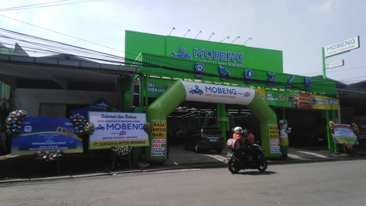 Mobeng Resmikan Cabang ke-24 di Sidoarjo. Solusi Servis Mobil Cepat dan Terjangkau untuk Pengendara Jawa Timur