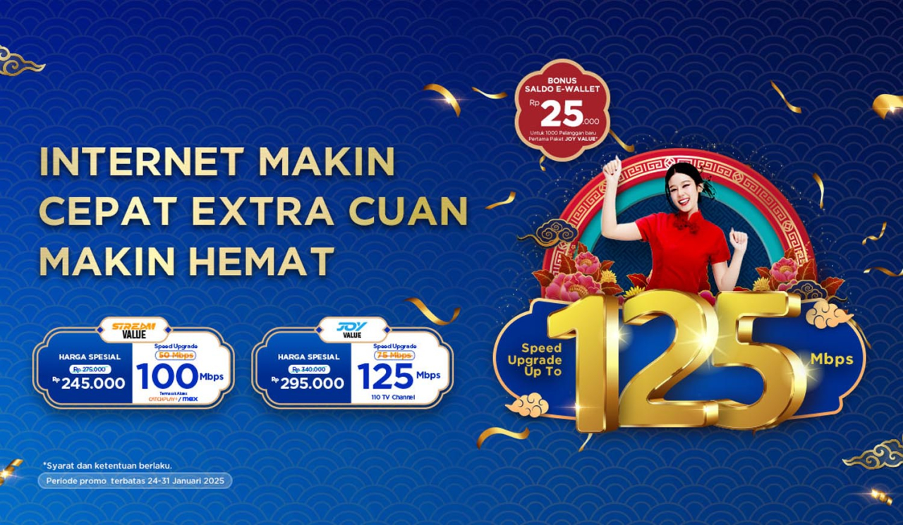 Rayakan Tahun Baru Imlek First Media Tawarkan Promo Extra Cuan