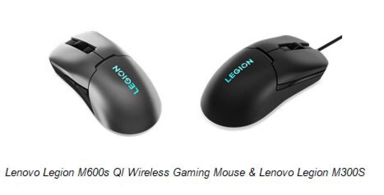 Lenovo Legion M600s QI Wireless Gaming Mouse & Lenovo Legion M300S