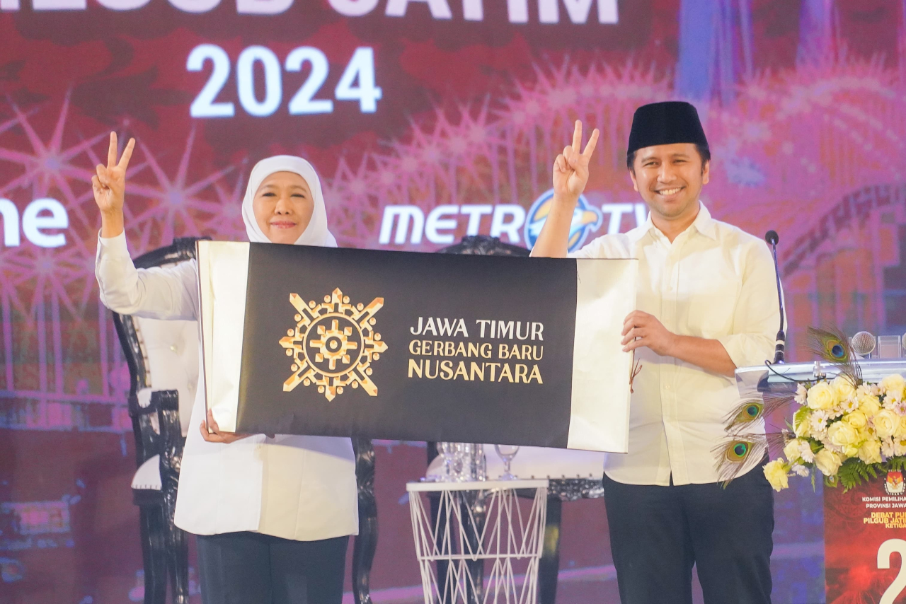 SAH ! Khofifah-Emil Gubernur dan Wakil Gubernur Jawa Timur 2025-2030