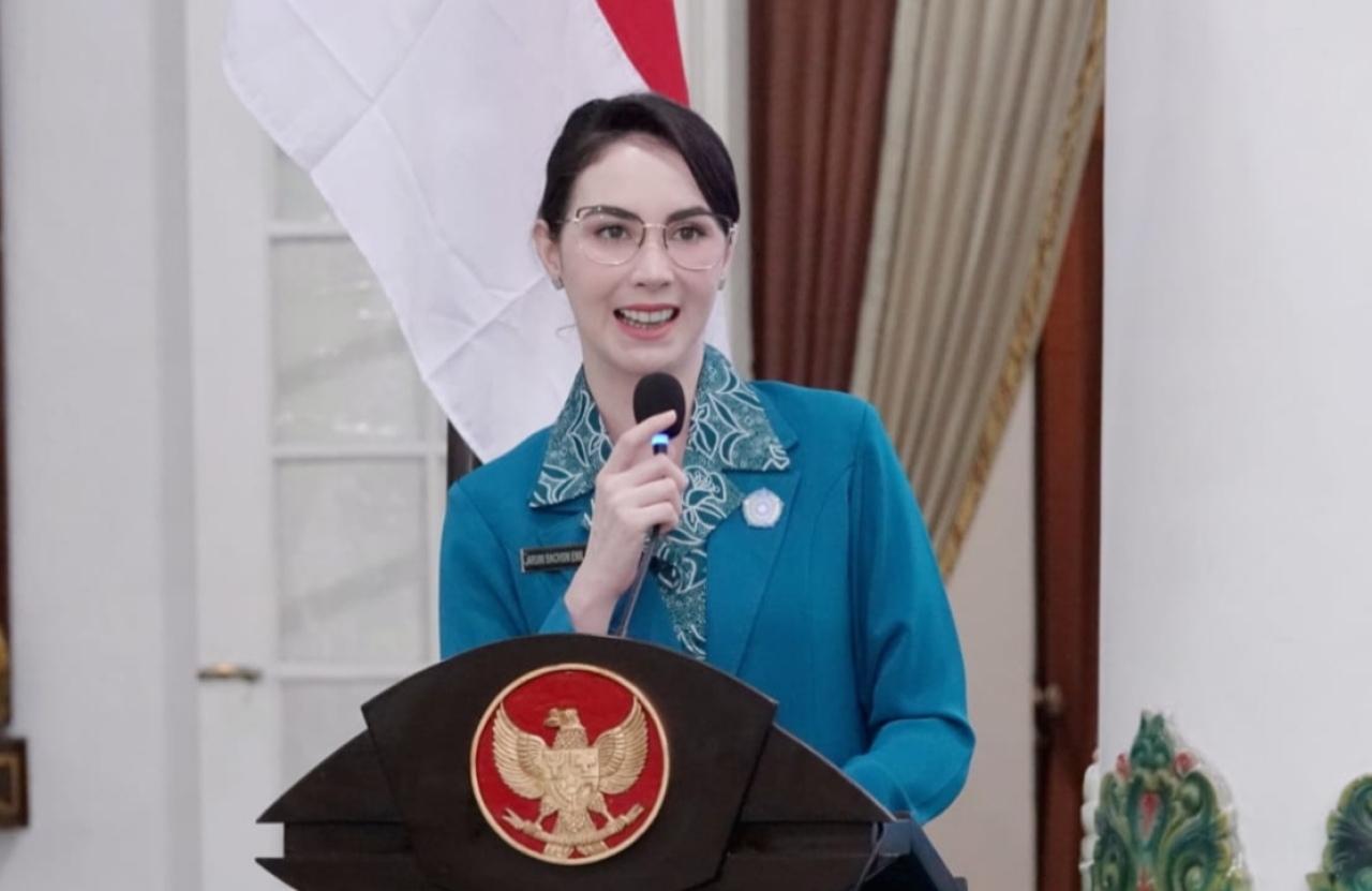 Arumi Bachsin, Ketua Tim Penggerak PKK Provinsi Jawa Timur. humas Pemprov Jatim/ayojatim